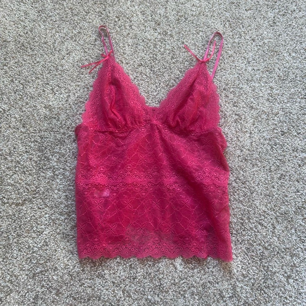 Finity Fuchsia Lace Camisole